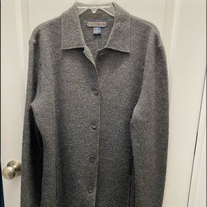 A medium wool gray jacket